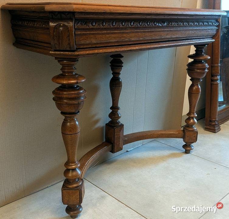 Piękna dębowa konsola eklektycznasklep Dąbrowa Dąbrowa Górnicza sprzedam