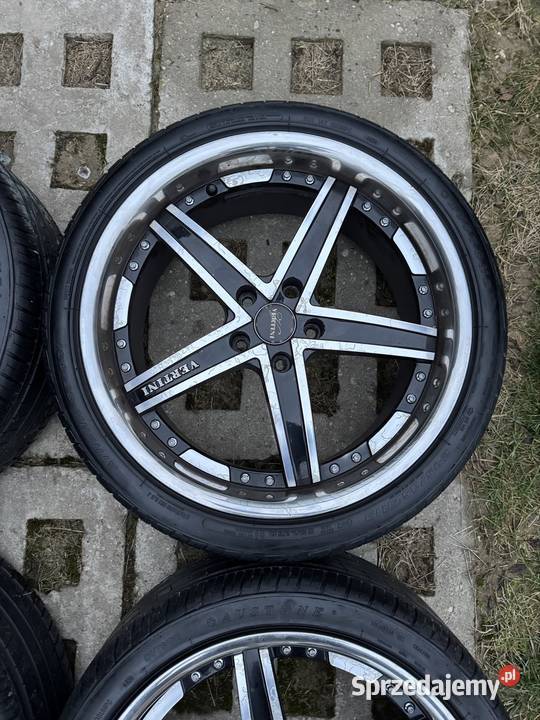 Felgi z rantem 5x112 opony 2453519 24r Audi VW Opony i felgi Krępiec