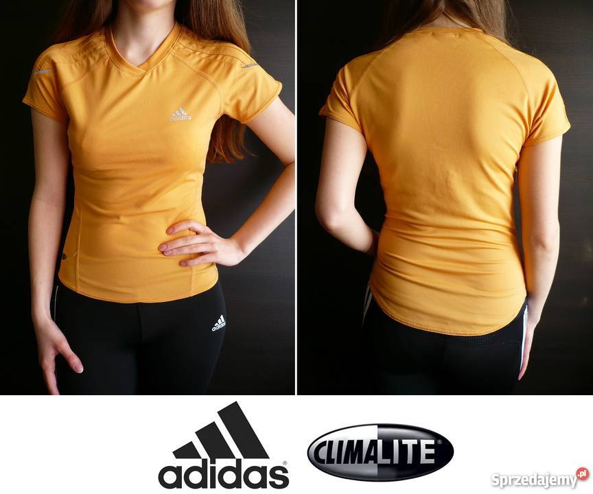 Pomarańczowa koszulka na krótki rękaw Adidas XS Toruń