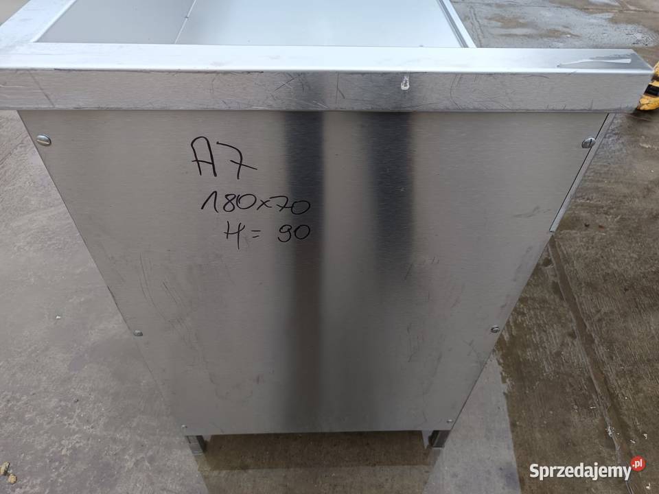 Szafka nierdzewna gastronomiczna blat nierdzewny Laskowa