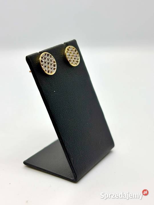 Nowe złote kolczyki pr 585 136g Kółka sztyft Elbląg