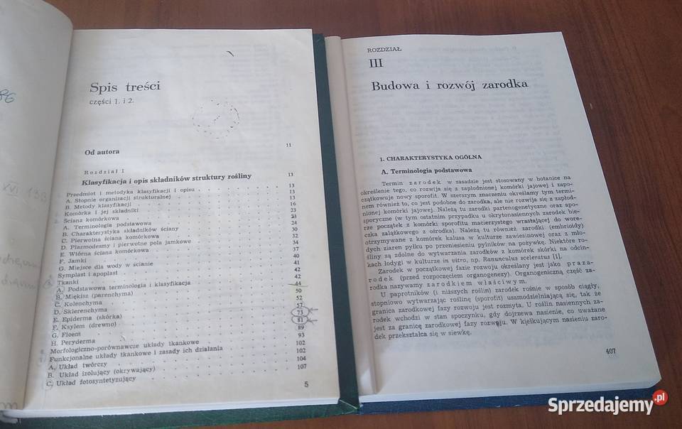 Anatomia i histogeneza roślin naczyniowych 12 ISBN 8301004207 pomorskie Gdańsk sprzedam