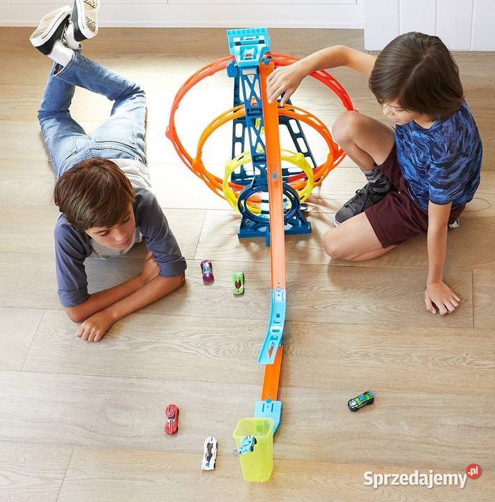 Zestaw Tor 3 Pętle Autka HOT WHEELS Potrójna 6 lat+ Mogilany