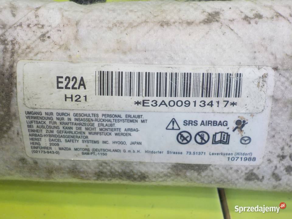 MAZDA CX7 LIFT 22 D 10r 5D AIRBAG poduszka Suków sprzedam