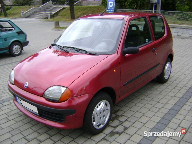 Fiat Seicento FUN 2002 bordowy Wojkowice