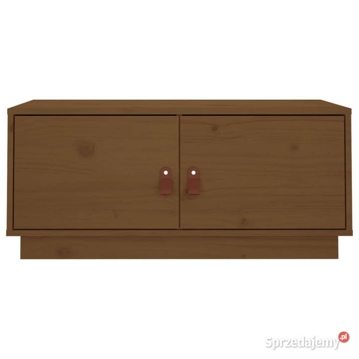 Stolik kawowy miodowy brąz 80x50x35 lite drewno mazowieckie