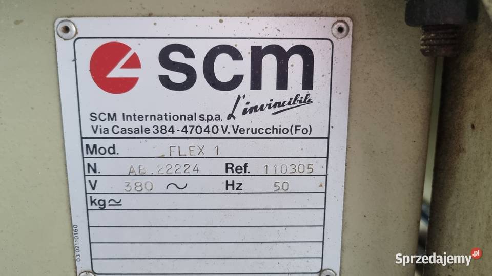 Frezarka z wózkiem SCM FLEX 1 Karsin