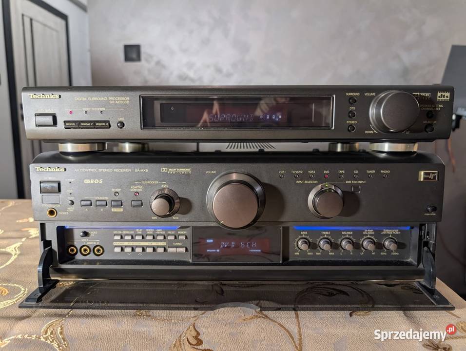 Technics SAAX6 Technics SHAC500D Amplitunery Kolonowskie