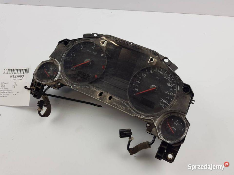 LICZNIK ZEGAR 4E0920901 AUDI A8 D3 Lipno