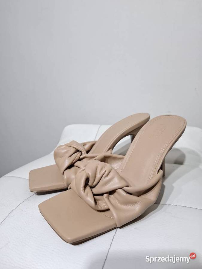 Asos 36 klapki szpilki obcasy kwadratowy nosek Kraków