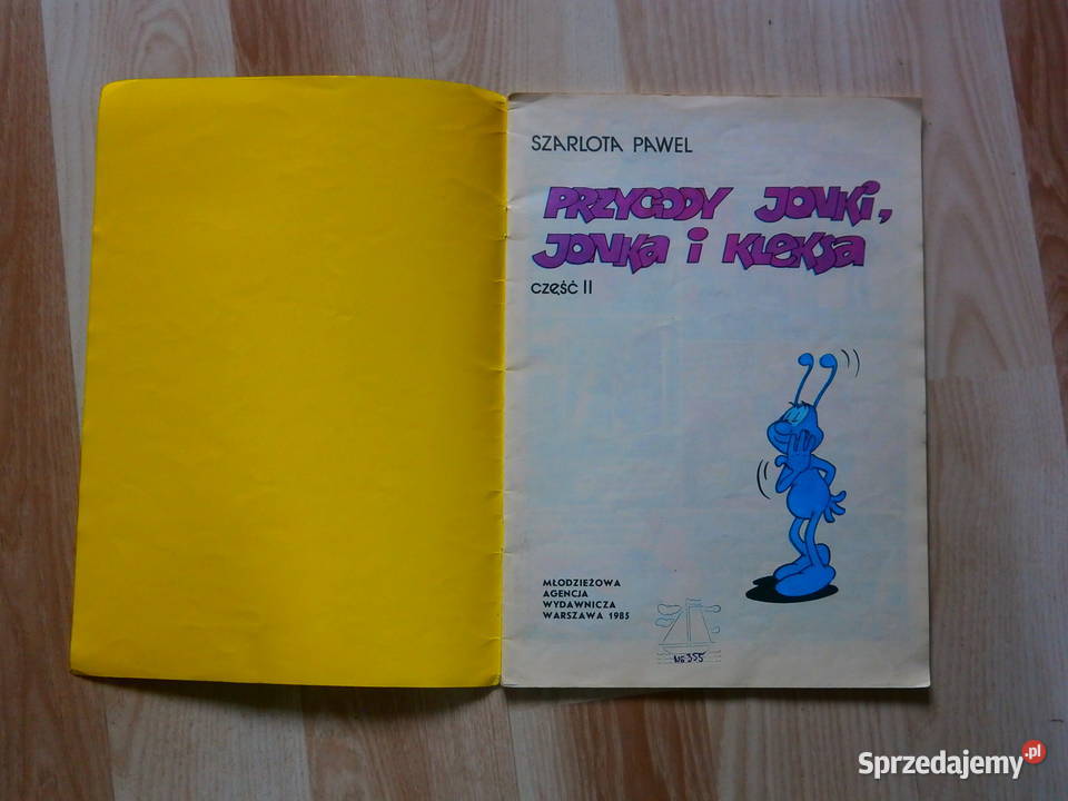 Przygody Jonki Jonka i Kleksa cz2 1985 wyd II łódzkie Łódź