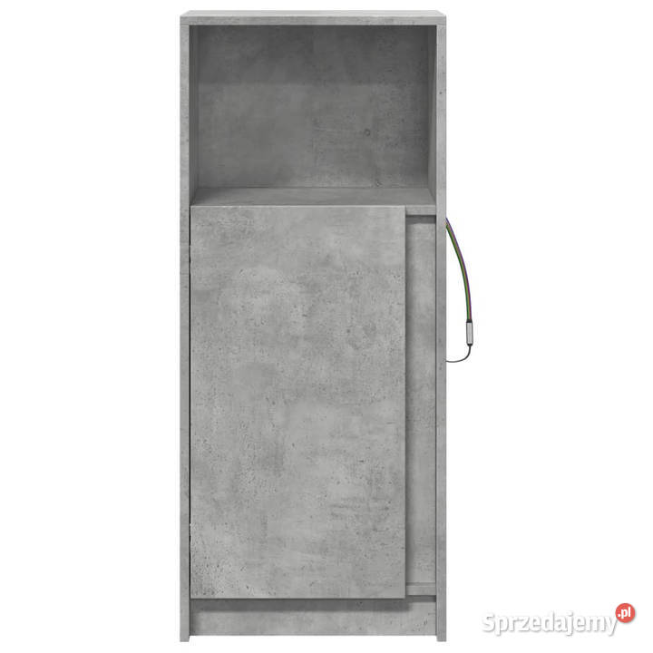 Szafka z LED szarość betonu 425x34x100 WM852155 Warszawa