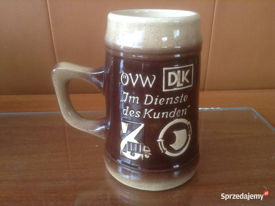 Kufel ceramiczny z logo Oranienburg z lat DDR Opole