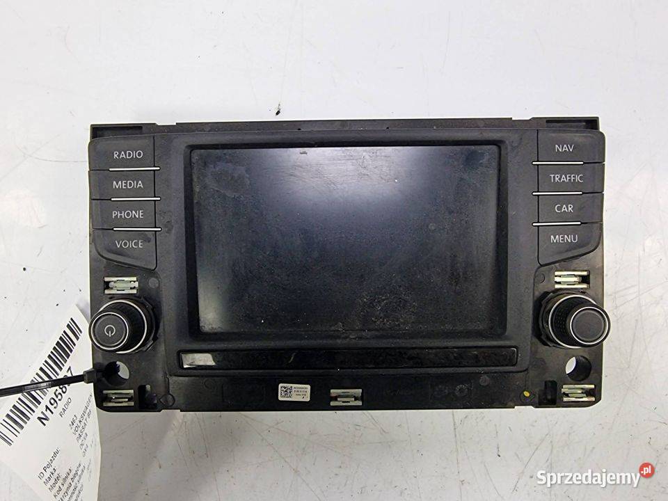 RADIO VOLKSWAGEN PASSAT B8 3G0919605D osobowe Pozostałe Lipno