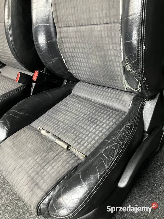 Fotele Passat B5 polift półskóra komplet grzany Fotele i kanapy sprzedam
