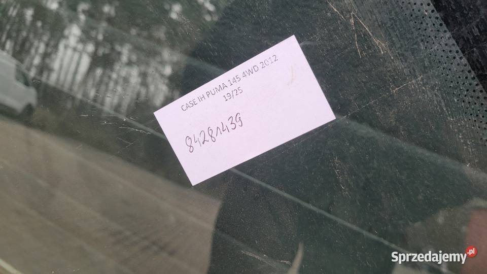 CASE IH PUMA 145 12r SZYBA DRZWI PRAWA Kolno