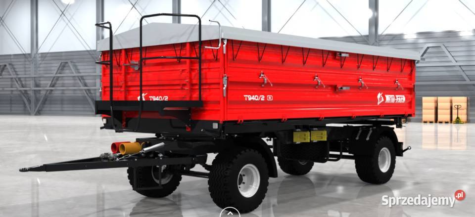 Przyczepa rolnicza T9402 METALFACH dwuosiowa świętokrzyskie Kielce