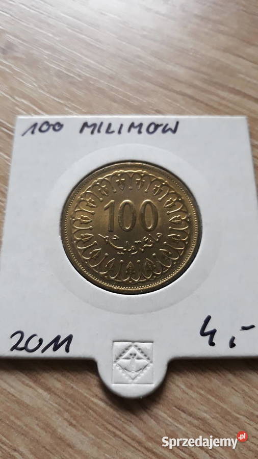 100 Millimów Tunezja 2011 rUNC Konin