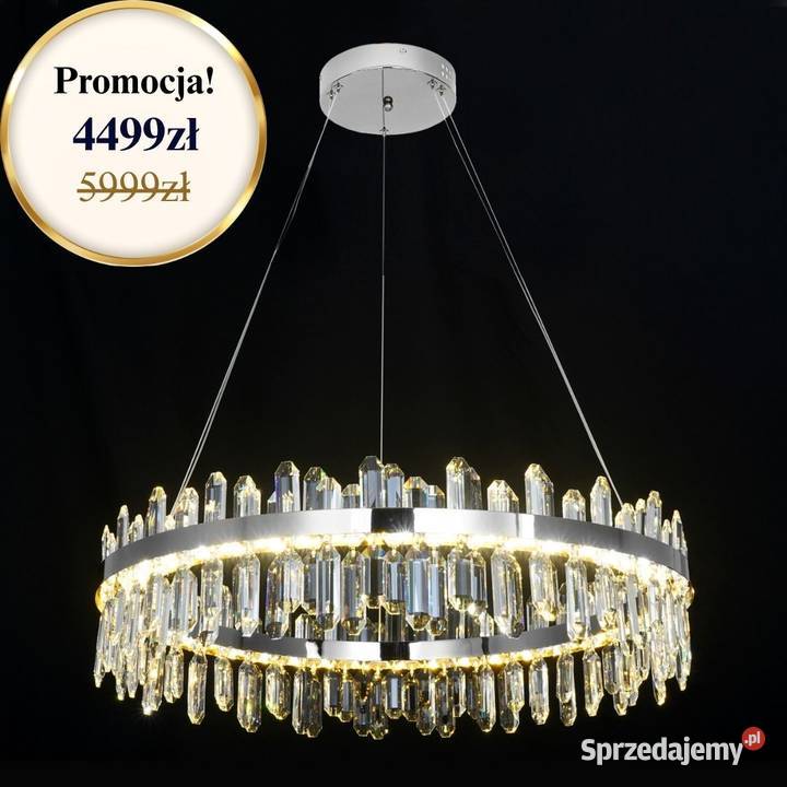 Żyrandol nowoczesny kryształowy lampa wisząca Warszawa