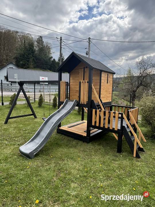 Domek dzieci plac zabaw tarasik Myślenice