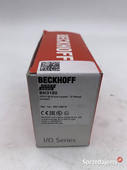 Beckhoff BK3150 Profibus Compact Bus Coupler Pozostałe Warszawa