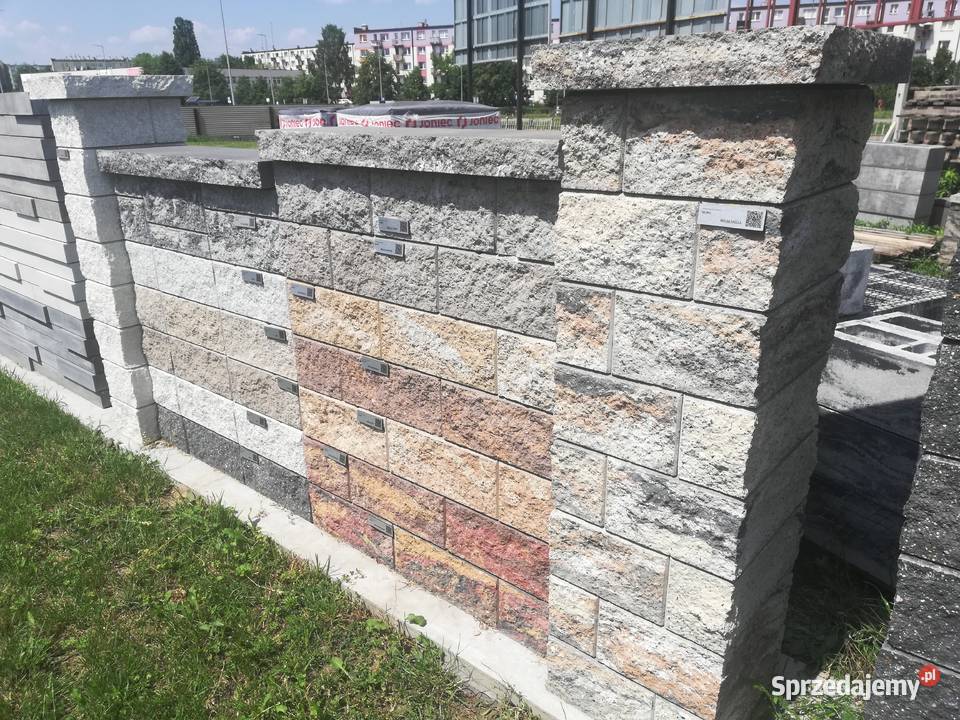 KostBet Bloczek ogrodzeniowy możliwość montażu świętokrzyskie