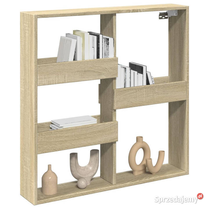 Szafka ścienna dąb sonoma 80x15x80 materiał