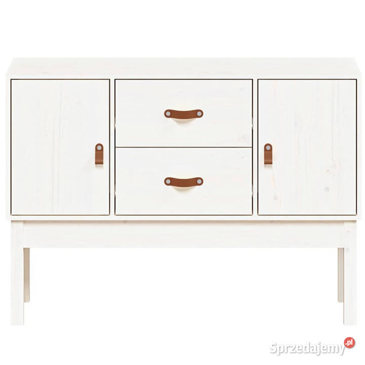 Szafka biała 110x40x78 lite drewno sosnowe Warszawa