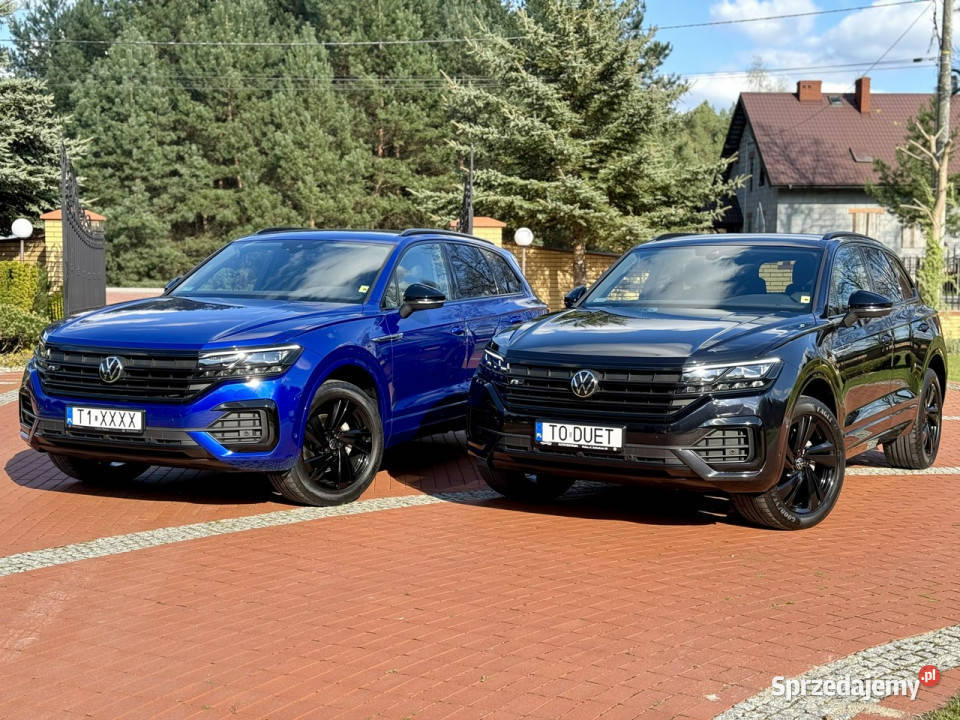 Volkswagen Touareg 30 V6 DSG R LINE Salon czarny Widełki