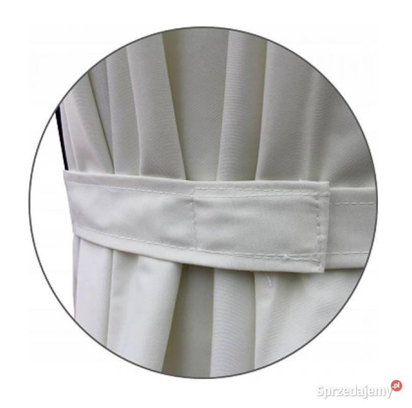 Parasol ogrodowy Roma 300x300 pokrowiec szay metal Łęczyca