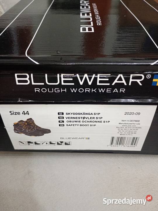 buty 44 ochronne BHP wzmocnione Bluewear nowe Szczecin
