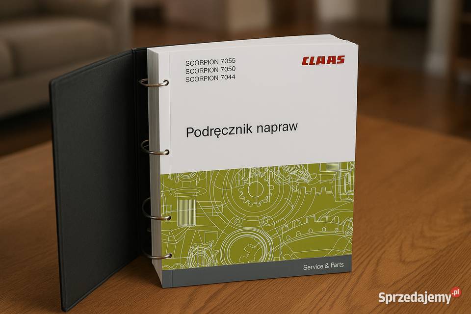 Podręcznik napraw CLAAS SCORPION 7055 7050 7044 Gdańsk