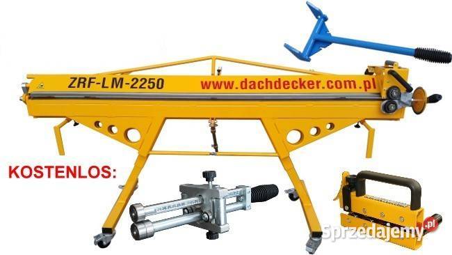 Zaginarka giętarka ZRFLM 225010 mm DACHDECKER Pozostałe Wrocław