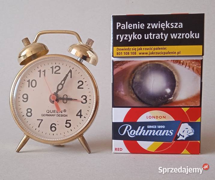 Mały budzik Queen Germany Desing Pozostałe Zegarki i Biżuteria Łódź