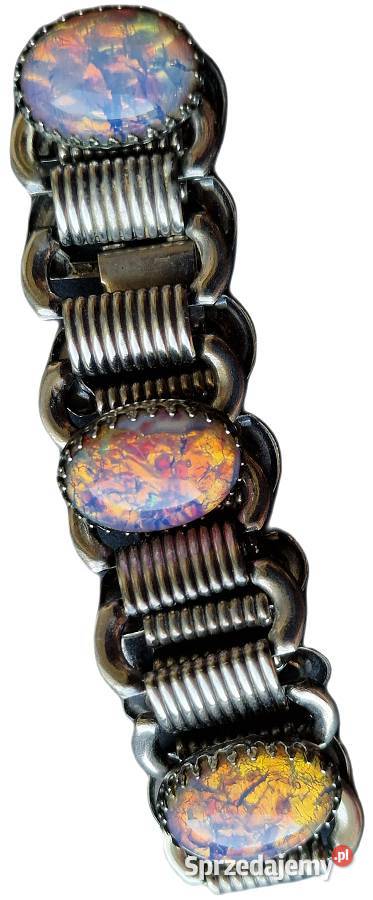 VINTAGE KOSTIUMOWA BRANSOLETA W STYLU ART DECO