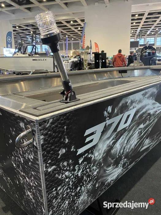 Łódź aluminiowa wędkarska GF 370 W 37m 10 rabatu Sport i Wypoczynek Mierzyn
