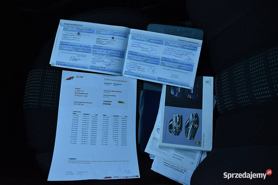 Peugeot 308 16Hdi 120 Led Navi Panorama 235000km mazowieckie Nowe Kucice