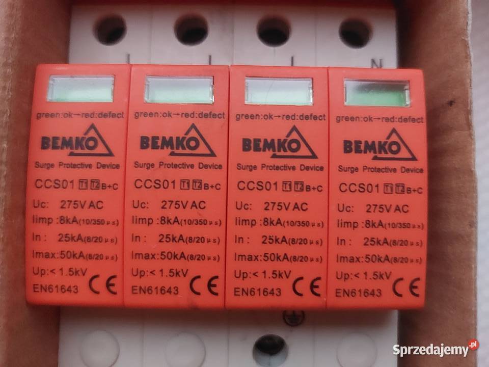 ogranicznik przepięć ccs014p BEMKO Dąbrowa Górnicza sprzedam