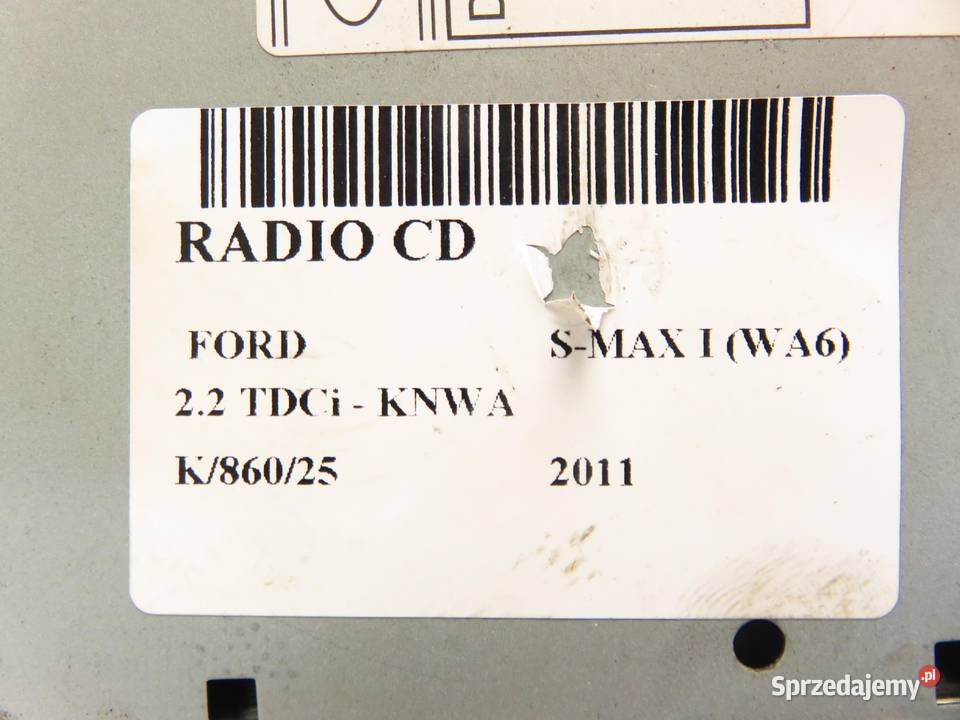 RADIO NAVI FORD S I WA6 BM2T18K931EC