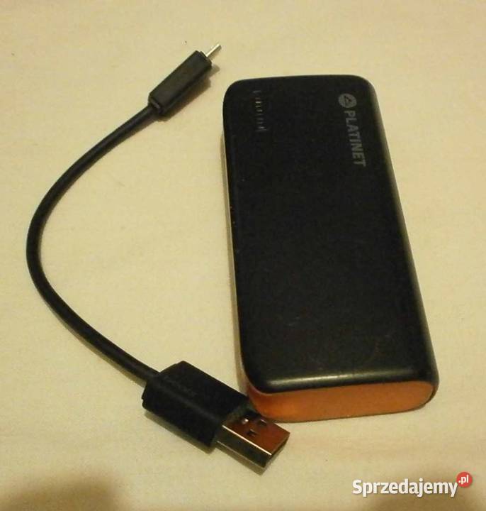 Powerbank Marki Platinet 4400 mAh z Latarką Pozostałe Telefony i Akcesoria Kraków sprzedam
