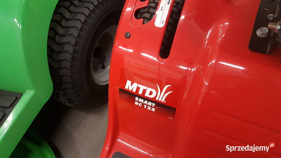 Traktor ogrodowy SMART RC125 z pługiem śnieżnym Kobiele Wielkie