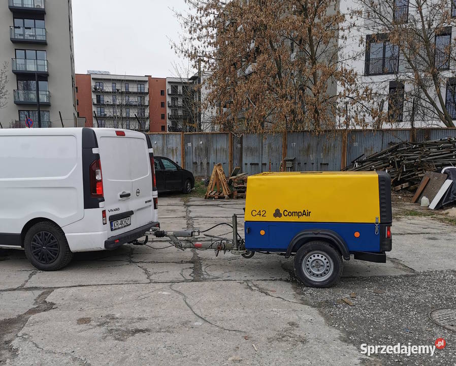 Kompresor spalinowy śrubowy Compair C42 małopolskie Kraków