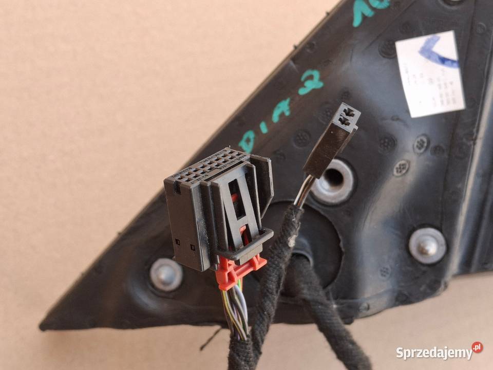 SKODA KODAIQ LUSTERKO ZEWNĘTRZNE PRAWE 10PIN Bieleń