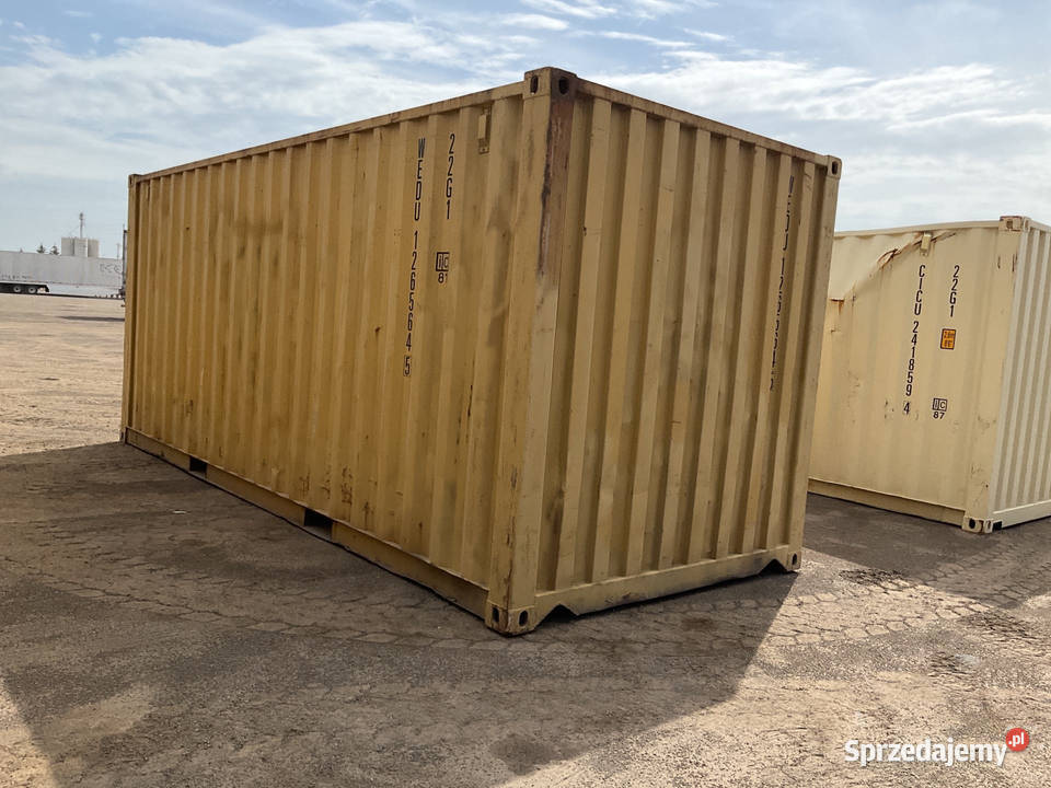 Kontener morski magazyn 20DV 6M transport Gorzów Wielkopolski sprzedam
