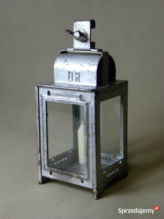 Niemiecka świecowa lampa kolejowa wagonowa DR Legnica sprzedam