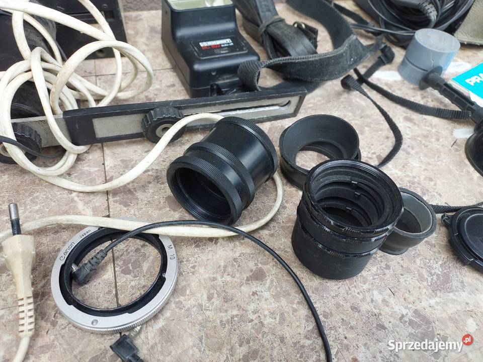 Akcesoria fotograficzne zestaw lampy paski inne