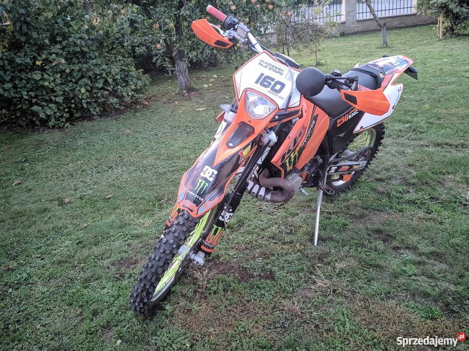 KTM EXC 250 2t zarejestrowany pomorskie Królewo sprzedam