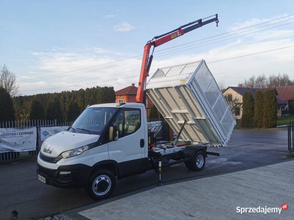 Daily 35C15 Kiper HDS Fassi dzwig 30150 wywrotka Iveco Książ Wielki