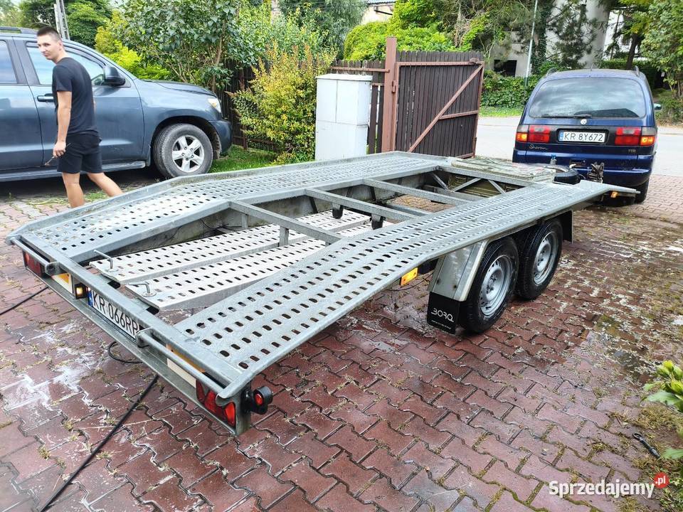 Laweta przyczepa Boro 2700 45 m najazd 2100kg Kraków sprzedam