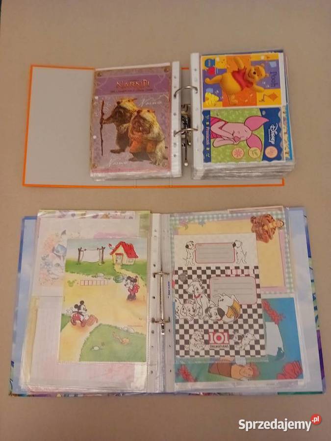 Segregatory z karteczkami z lat 90 i inne Poznań